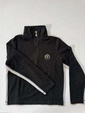 Vintage Aspen Colorado Half-Zip Fleece Pullover with Aspen Tree Emblem Size M